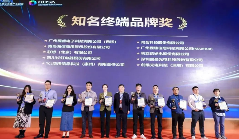 大宝娱乐斩获华显2023“Micro LED市场最具着名品牌奖